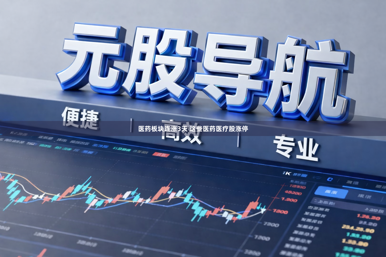 医药板块连涨3天 这些医药医疗股涨停