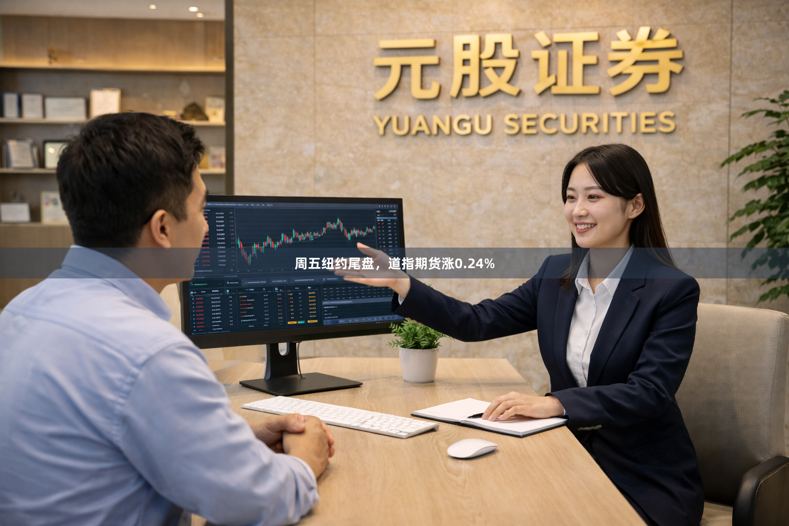 周五纽约尾盘，道指期货涨0.24%