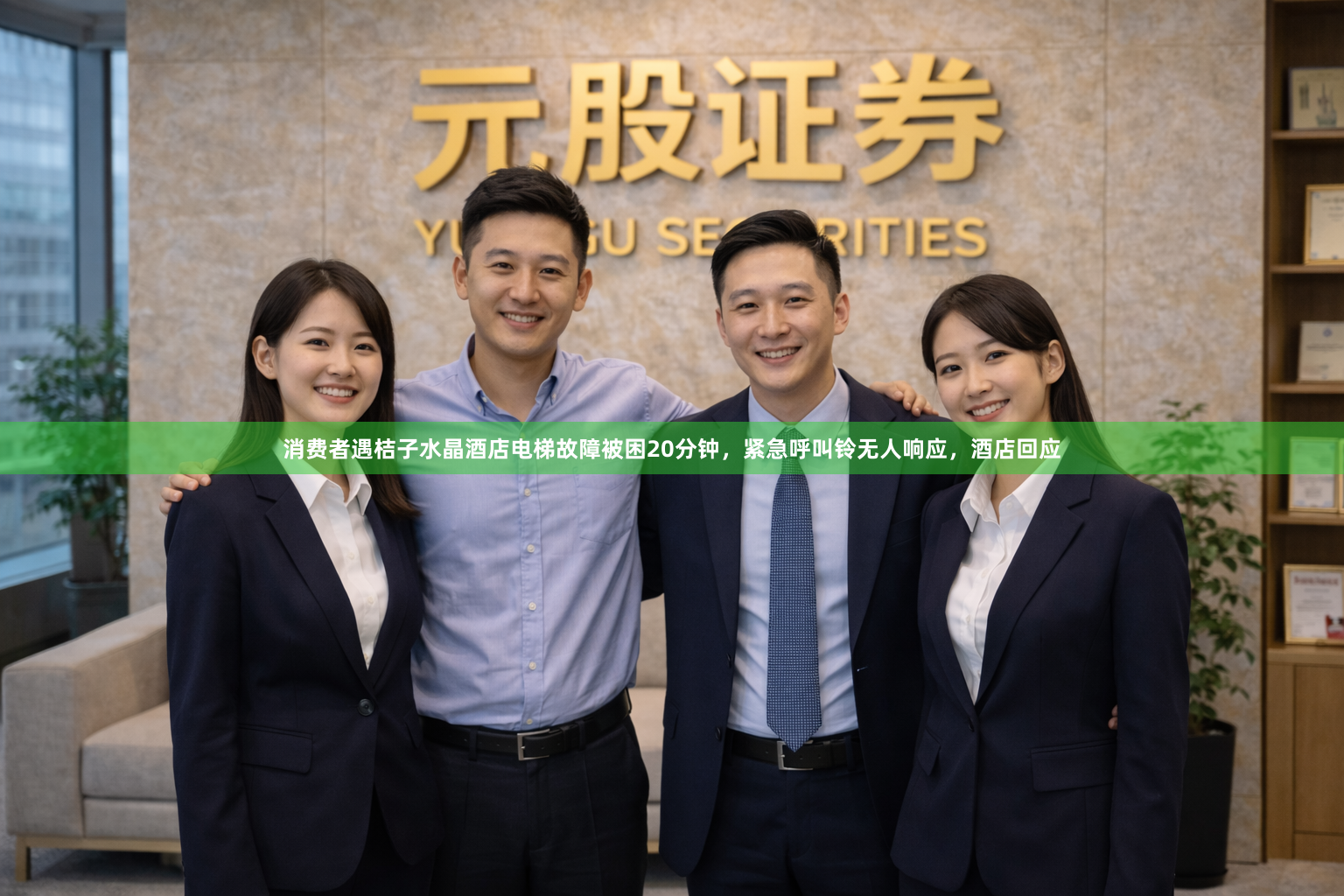 消费者遇桔子水晶酒店电梯故障被困20分钟，紧急呼叫铃无人响应，酒店回应
