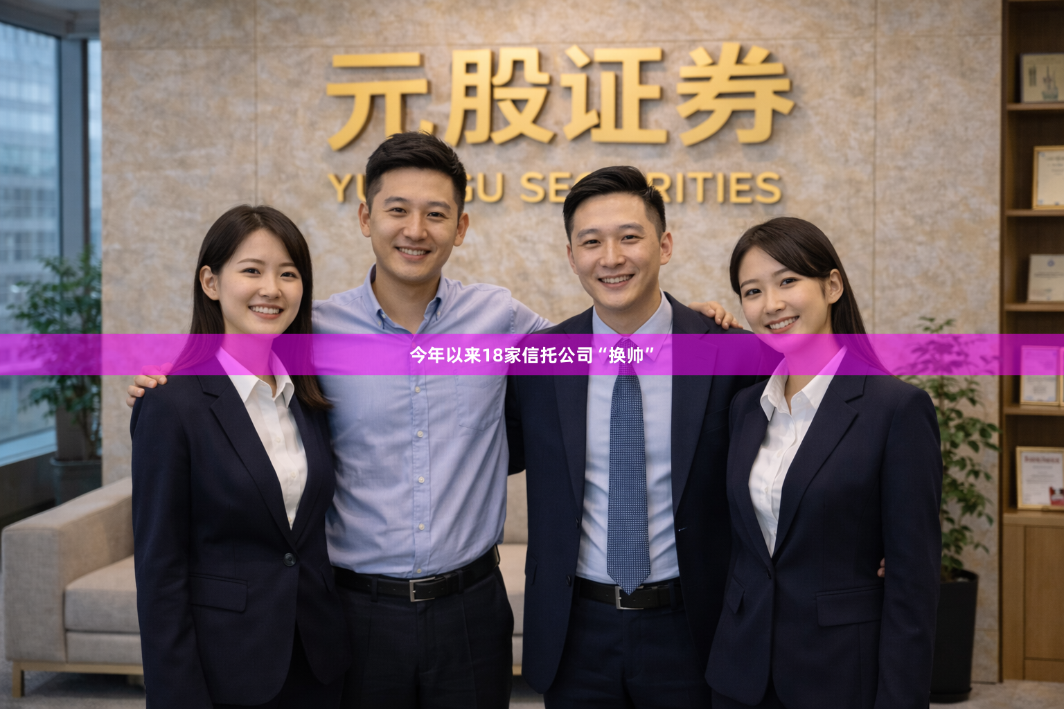 今年以来18家信托公司“换帅”