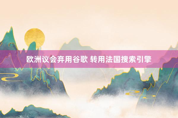 欧洲议会弃用谷歌 转用法国搜索引擎