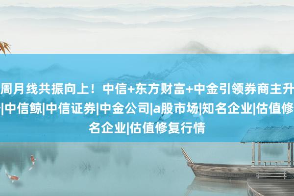 周月线共振向上！中信+东方财富+中金引领券商主升浪蓄势|中信鲸|中信证券|中金公司|a股市场|知名企业|估值修复行情