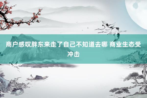 商户感叹胖东来走了自己不知道去哪 商业生态受冲击