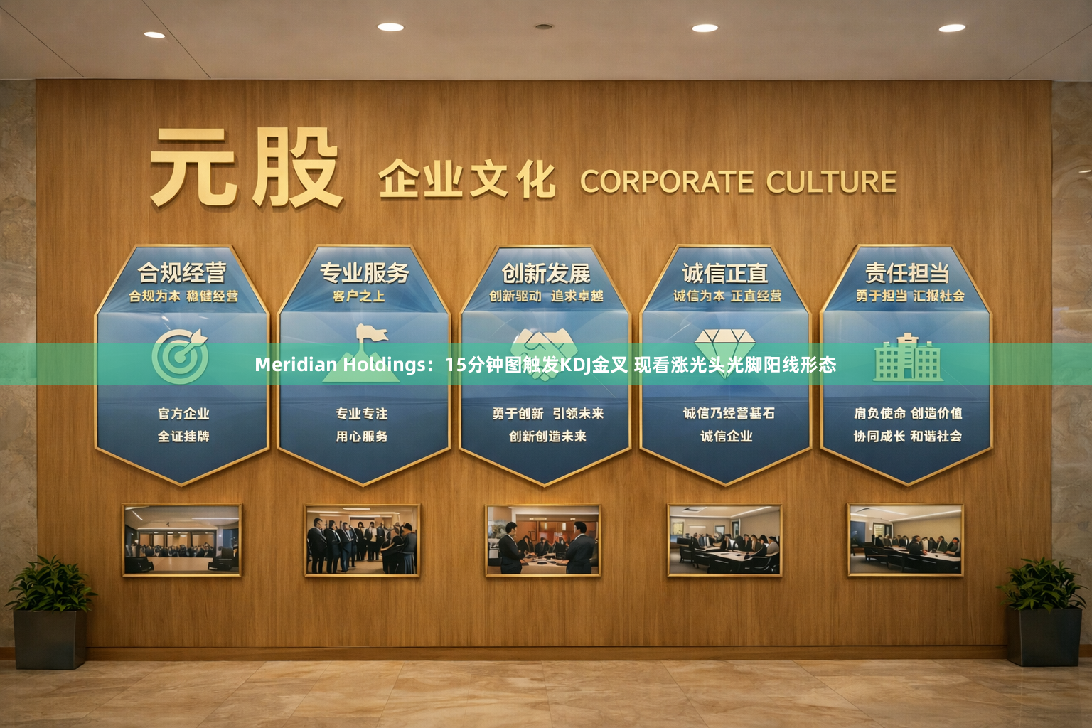 Meridian Holdings：15分钟图触发KDJ金叉 现看涨光头光脚阳线形态