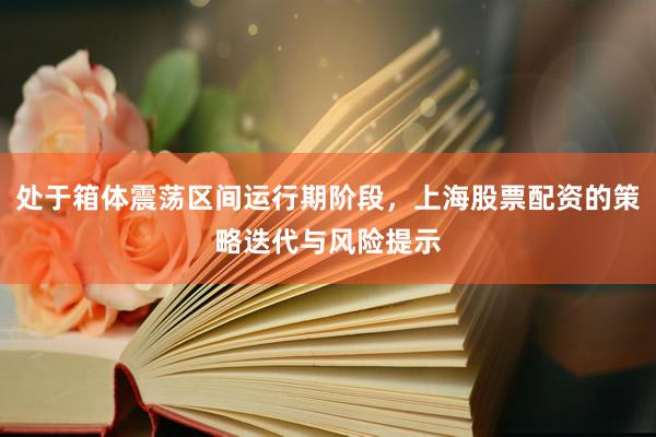 处于箱体震荡区间运行期阶段，上海股票配资的策略迭代与风险提示