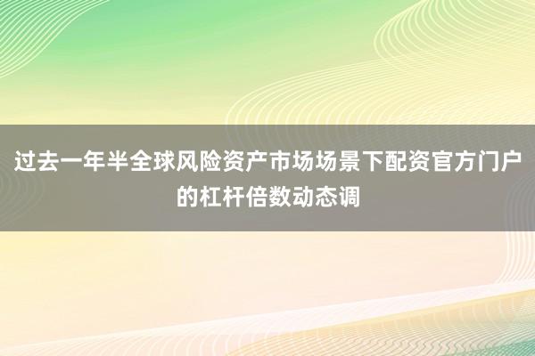 过去一年半全球风险资产市场场景下配资官方门户的杠杆倍数动态调