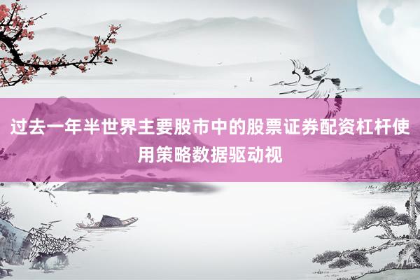 过去一年半世界主要股市中的股票证券配资杠杆使用策略数据驱动视