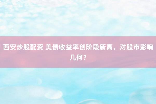 西安炒股配资 美债收益率创阶段新高，对股市影响几何？